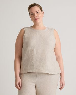 Quince 100% European Linen Tank Top - Natural