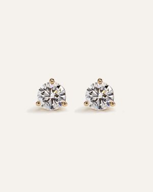 Quince - White Label Quince 14K Lab Grown Diamond Martini Studs 3Ctw - Natural