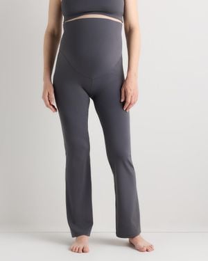 Quince Ultra-Form Maternity Bootcut Pants, Polyester - Black