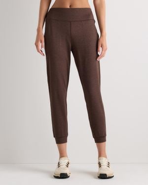 Quince Ultra-Soft Mid-Rise Jogger, Polyester - Brown