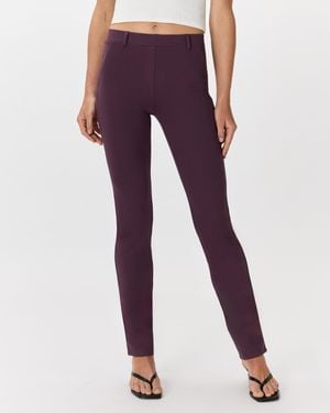 Quince Ultra-Stretch Ponte Straight Leg Pants, Rayon - Purple