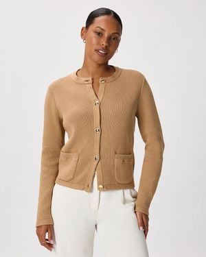 Quince Sweater Jacket, Organic Cotton - Natural