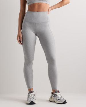 Quince Ultra-Soft High-Rise Pocket Legging, Nylon/Spandex - Gray