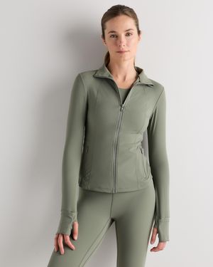 Quince Ultra-Form Contour Jacket, Nylon/Spandex - Green