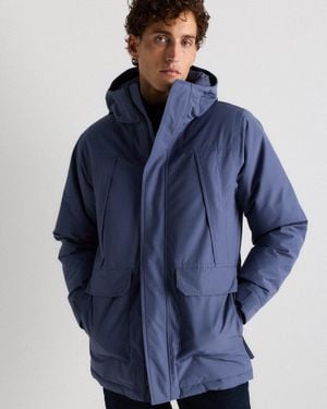 Quince Responsible Down Hooded Parka, Recycled Polyester - Blue
