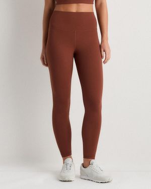 Quince Ultra-Form High-Rise Legging, Nylon/Spandex - Red
