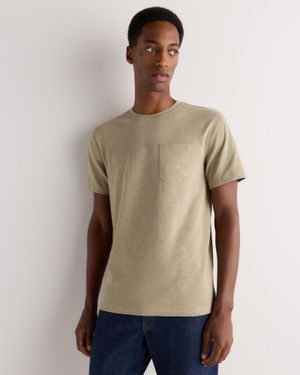 Quince Slub Pocket Tee, Organic Cotton - Natural