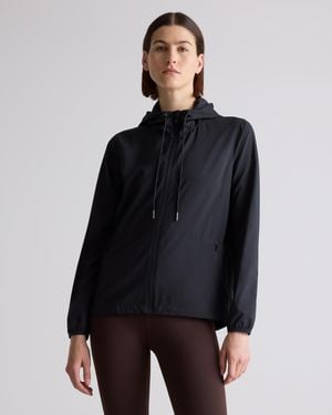 Quince Micro Ripstop Packable Hike Jacket, Polyester - Black