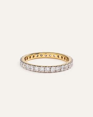 Quince 14K Lab Grown Diamond Pave Eternity Band Rings 1Ctw - Natural