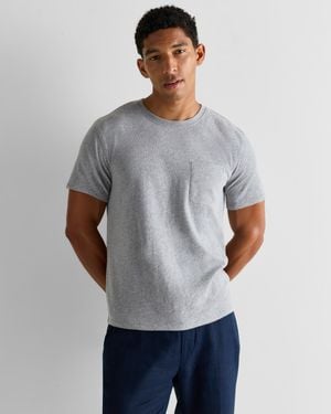 Quince Slub Pocket Tee, Organic Cotton - Gray