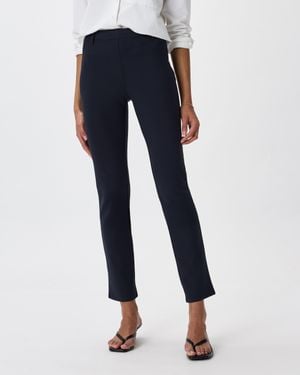 Quince Ultra-Stretch Ponte Straight Leg Pants, Rayon - Blue