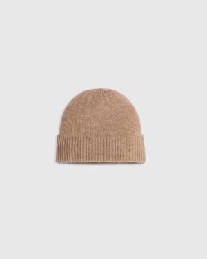 Quince Washable Cashmere Beanie - White