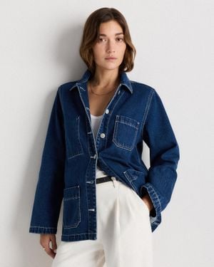 Quince Denim Chore Jacket, Organic Cotton - Blue