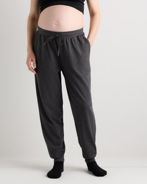 Quince Dream Lounge Maternity Jogger, Bamboo - Black