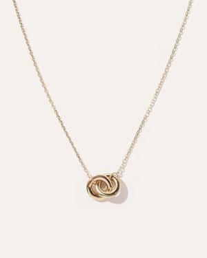 Quince 14K Interlock Necklace - Metallic