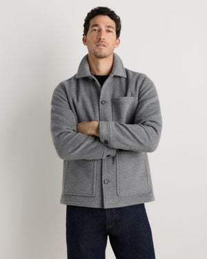 Quince Wool Cashmere Chore Jacket - Gray