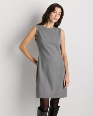 Quince Italian Wool Sleeveless Dress - Gray
