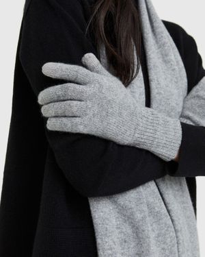 Quince Mongolian Cashmere Gloves - Black