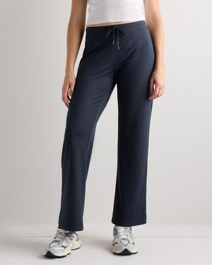 Quince Flowknit Wide Leg Pants, Recycled Polyester - Blue