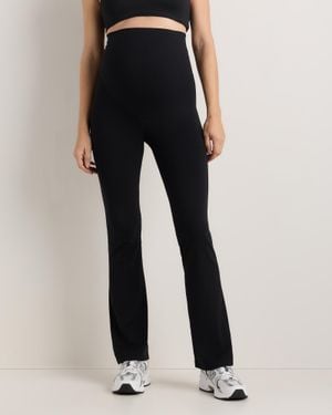 Quince Ultra-Form Maternity Bootcut Pants, Polyester - Black