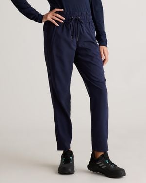 Quince Micro Ripstop Mid-Rise Hike Sweatpants, Polyester - Blue