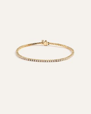 Quince 14K Lab Grown Diamond Tennis Bracelet 2Ctw - Natural