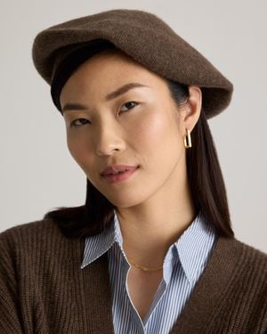 Quince Mongolian Cashmere Beret - Black