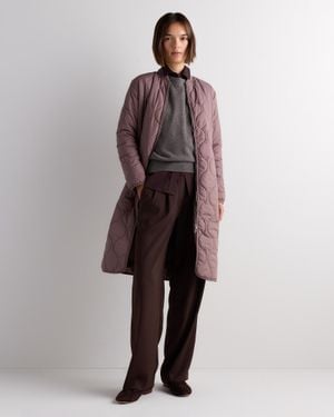 Quince Featherless Quilted Puffer Long Coat, Recycled Polyester - Multicolor