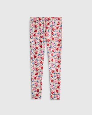 Quince Leggings, Organic Cotton - Red