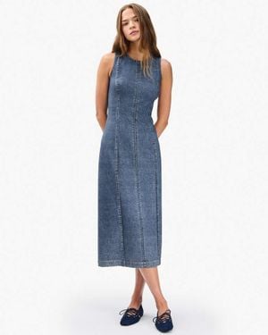 Rag & Bone Miramar Olivia Midi Dress - Blue
