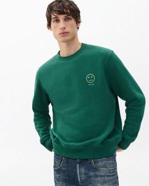 Rag & Bone Sour Face Embroidered Sweatshirt - Green
