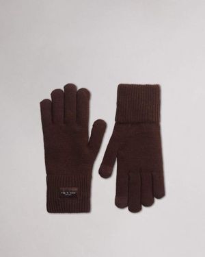 Rag & Bone Addison Tech Gloves - Brown