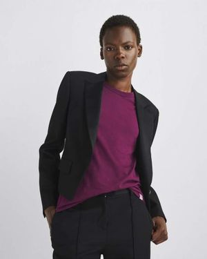 Rag & Bone The Slub Tee - Purple