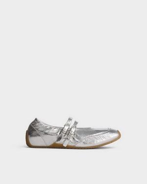 Rag & Bone Emilee Leather Mary Jane Runners - White