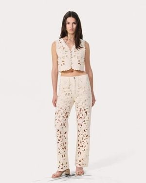 Rag & Bone Logan Wide-Leg Jeans - Natural