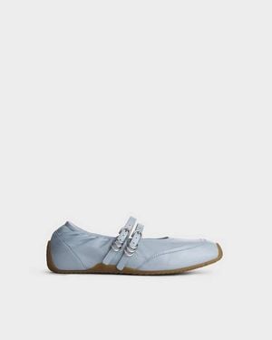 Rag & Bone Emilee Leather Mary Jane Runners - Blue