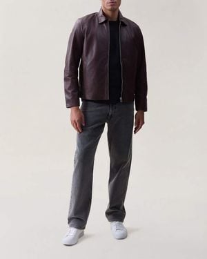 Rag & Bone Matias Leather Jacket - Black