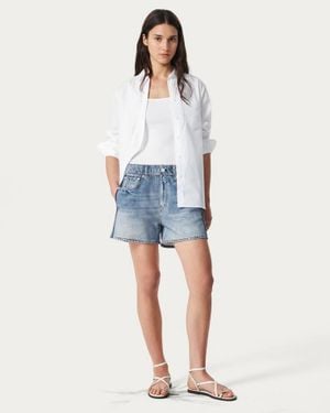 Rag & Bone Miramar Track Shorts - Blue
