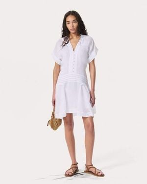Rag & Bone Viviana Pintuck Dress - White