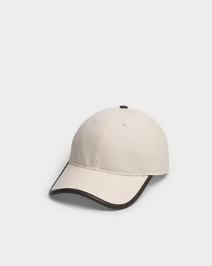 Rag & Bone Harlow Baseball Cap - Natural