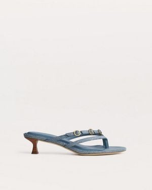 Rag & Bone Sammie Kitten Heels - Blue