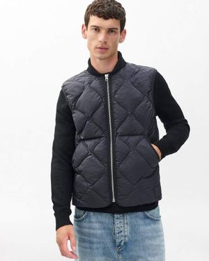 Rag & Bone Dane Quilted Vest - Blue