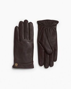 Rag & Bone Joni Cashmere-Lined Leather Gloves - Black