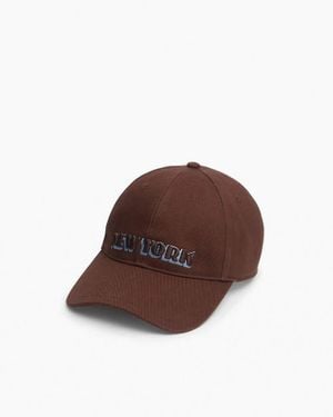 Rag & Bone Harlow New York Baseball Cap - Brown