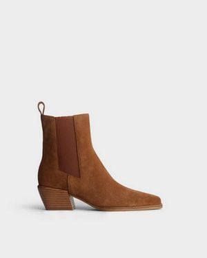 Rag & Bone Joni Italian Suede Chelsea Boots - Brown