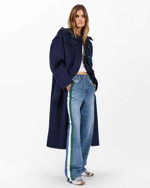 Rag & Bone Miramar Sport Stripe Track Pants - Blue