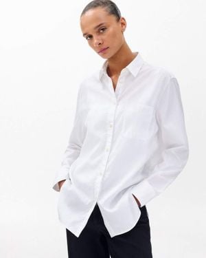 Rag & Bone Maxine Poplin Shirt - White