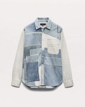 Rag & Bone Miramar Cpo Shirt - Blue