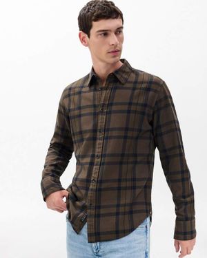 Rag & Bone Tomlin Plaid Flannel Shirt - Black