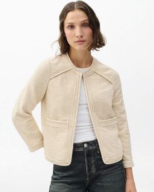 Rag & Bone Clarice Tweed Jacket - Natural
